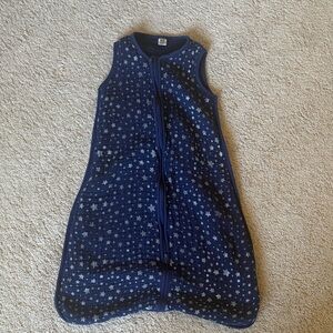 Hudson Baby Navy Star Sleeveless Sleep Sack